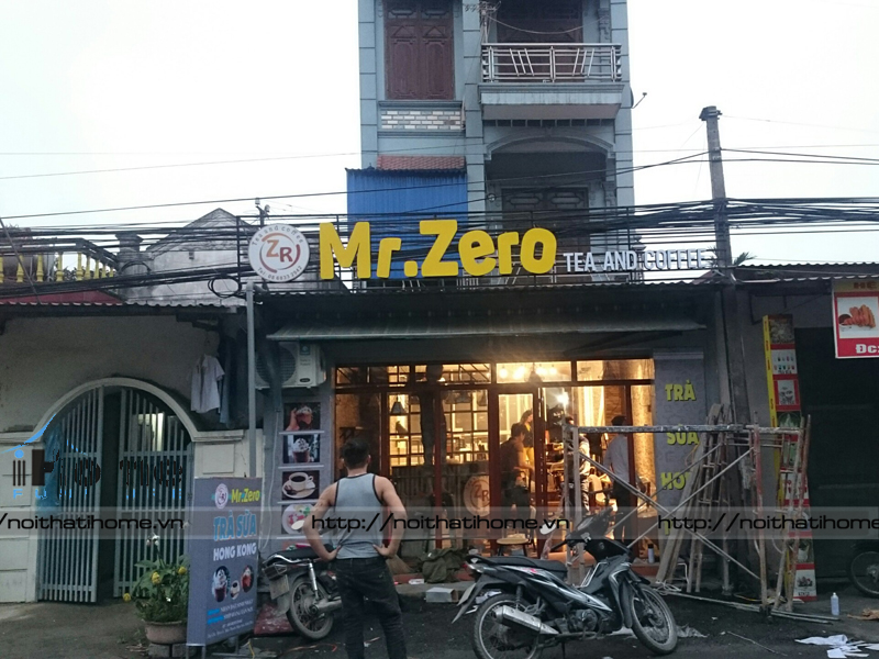 biển quảng cáo quán cafe